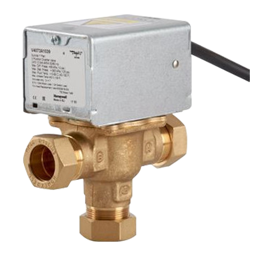 Honeywell V4073A 3 Port Motorised Zone Valve - 22mm