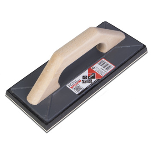 Rubi Super Pro Rubber Grout Float With Wooden Handle
